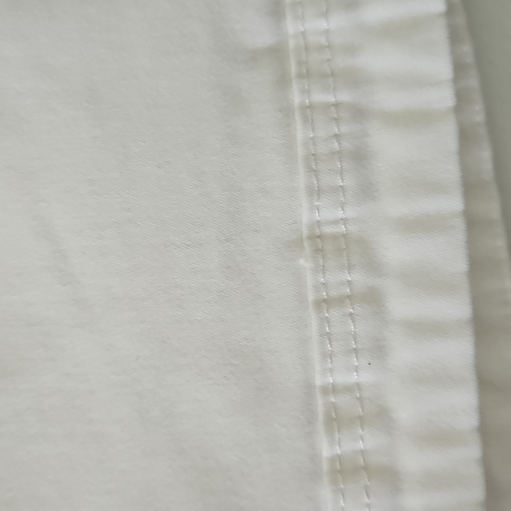Nautical Style White Fitted Shorts Coastal Y2K Resortwear Size 2 - Picture 6 of 11